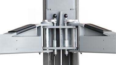 Подъемник двухстоечный 4,5 т, верхняя синхронизация, 380 В, серый N4125H-4,5G #6
