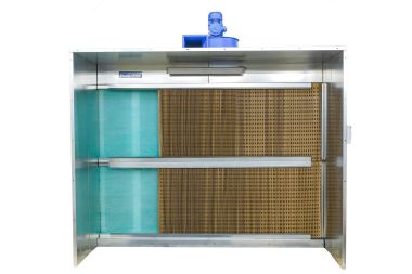Окрасочная кабина c cухим фильтром FOK 3500/1500, с боковыми стенками #2