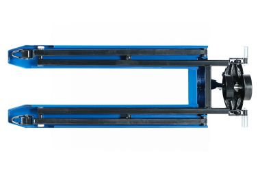 Тележка складская гидравлическая ножничная 1 т, с ПУ колесами N3904-10 #12