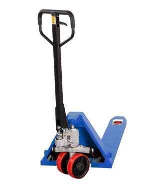 Тележка гидравлическая низкопрофильная 51 мм 2000 кг 1150 мм нейлоновые колеса TOR RHP(BF) PRO #3