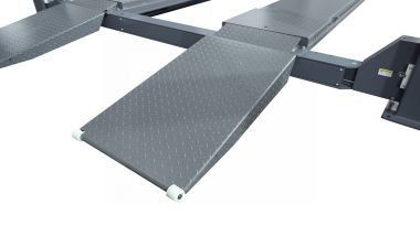 Подъемник четырехстоечный 5 т, c ручной траверсой 3 т N433, для сход-развала, электростопоры 4450J_EG(M) #8