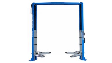 Подъемник двухстоечный 4,5 т, верхняя синхронизация, 380 В, синий N4125H-4,5B #2