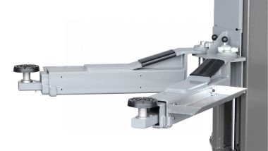 Подъемник двухстоечный 4,5 т, верхняя синхронизация, 380 В, серый N4125H-4,5G #12