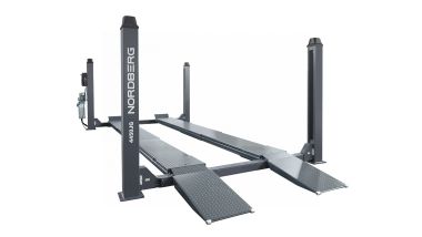 Подъемник четырехстоечный 5 т, c ручной траверсой 3 т N433, для сход-развала, электростопоры 4450J_EG(M) #2