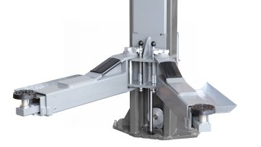 Подъемник двухстоечный 4,5 т, верхняя синхронизация, 380 В, серый N4125H-4,5G #11