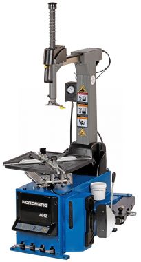 Станок шиномонтажный автомат, двухскоростной, стол с накладками, 380 В, синий 4642(B)