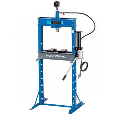 Пресс гидравлический, 20 т, ручной и пневмопривод N3620AL