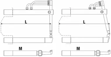 Нижнее плечо малого размера с муфтой и электрододержателем, 508мм Tecna 4892 #1