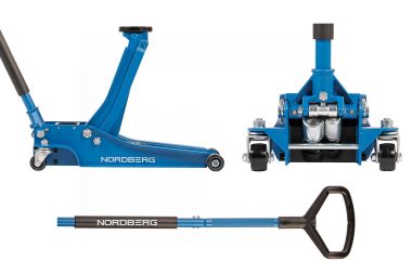 Домкрат подкатной 3,3 т, супернизкий подхват N32033 #5