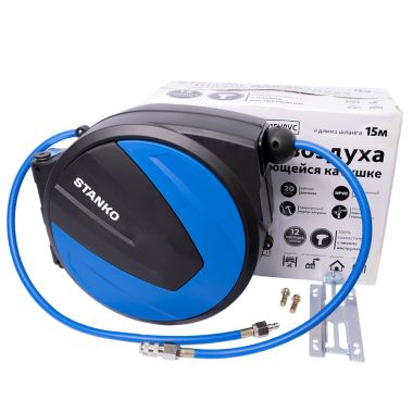 HR01015HPVC Шланг на самоскручивающейся катушке 10/15 мм 15 метров