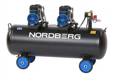 Компрессор безмасляный 220 В, ресивер 135 л, 500 л/мин NCEO135/500 #1