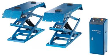 Подъемник ножничный низкопрофильный 3 т, 220 В N631L-3B_220 #1