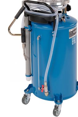 Установка для сбора масла пневматическая, 65 л, синяя 2379B #3