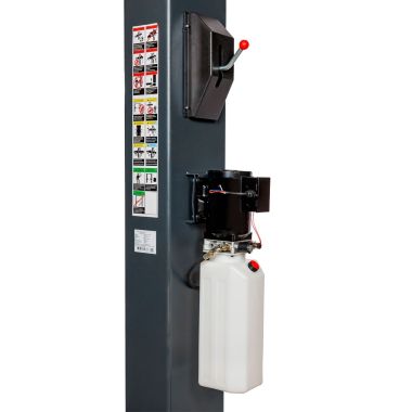 Автоподъемник двухстоечный ROSSVIK V2-5.5L г/п 5.5т, 380В, с верхней синхронизацией. Серый #9