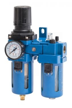 Фильтр воздушный с редуктором и лубрикатором 1/2" NP8414