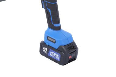 Угловая шлифмашина аккумуляторная (УШМ), диам. диска 125 мм, 20 В, 2 аккумулятора и зарядное устройство NE308K #11