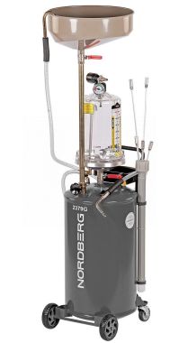 Установка для сбора масла пневматическая, 65 л, серая (ст.арт.2379) 2379G