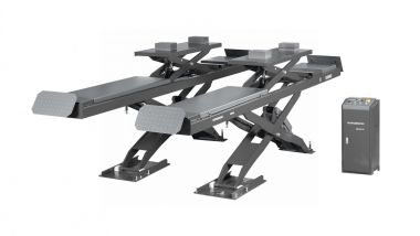 Подъемник ножничный для сход-развала 5,5 т, 380 В, 2 уровня, серый N635-5,5G_380_H