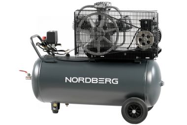 Компрессор поршневой с ременной передачей, 380 В, ресивер 100 л, 580 л/мин NCP100/580 #4