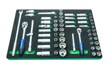 Тележка инстр. СЕР на колесах 5 ящ. с инструментом 232 предмета СТАНКОИМПОРТ BTD-271051CIS grey 232 #3