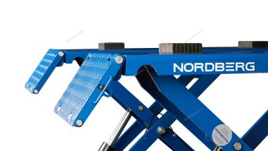 Подъемник автомобильный ножничный 3т, 380В, синий, NORDBERG N632-3B #16