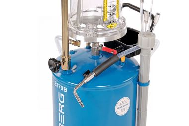 Установка для сбора масла пневматическая, 65 л, синяя 2379B #5