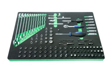 Тележка инстр. СЕР на колесах 5 ящ. с инструментом 232 предмета СТАНКОИМПОРТ BTD-271051CIS grey 232 #2