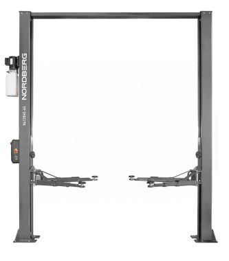 Подъемник двухстоечный 4 т, верхняя синхронизация, с электростопорами, H=3,6 м, 380 В, серый N4120HE-4G_3+2_380