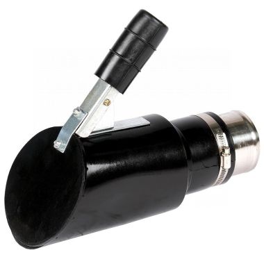 Насадка резиновая овальная наклонная на шланг D=75 мм AN075DI