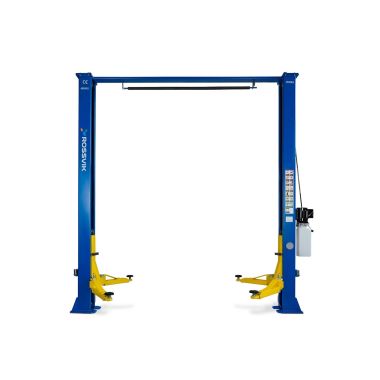 Автоподъемник двухстоечный ROSSVIK V2-4L г/п 4.0т, 380В, с верхней синхронизацией. Синий #1