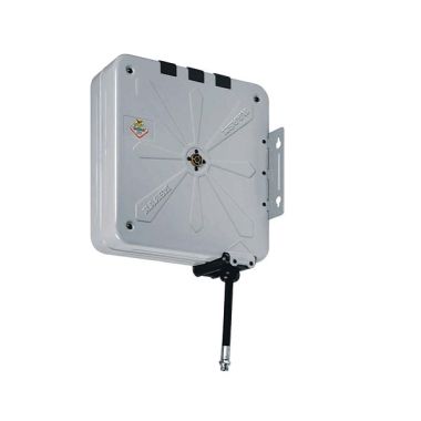 Катушка закрытая окрашенная с шлангом 150 бар, длиной 10 м, резьба 1/2", RAASM, 8450.401
