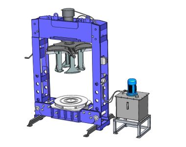 Пресс универсальный для цеховых и шиномонтажных работ 120 т. ПГШ120