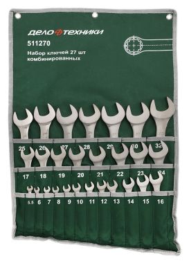 Набор комбинированных ключей Дело Техники 27 шт. 5,5-32 мм 511270