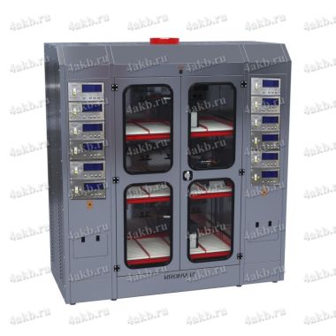 Зарядно-десульфатирующий шкаф для АКБ Светоч-03-12.40B.50A.R18A(250Вт).ЖК
