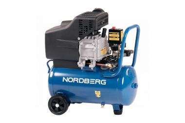 Компрессор поршневой, 220 В, ресивер 24 л, 240 л/мин NCE25/241