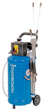 Установка для сбора масла пневматическая, 30 л, синяя 2330B