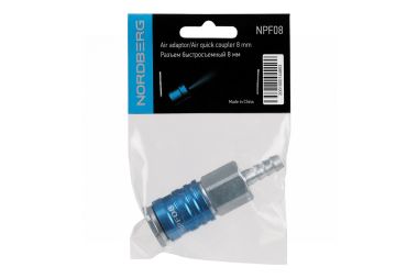 Разъем быстросъемный - елочка Ø 8 мм NPF08 #5