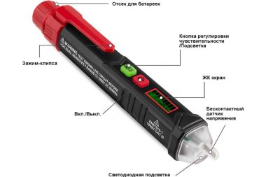 БЕСКОНТАКТНЫЙ ДЕТЕКТОР НАПРЯЖЕНИЯ ICARTOOL IC-M100 #2
