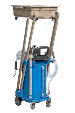 Установка для сбора масла пневматическая, 80 л, синяя 2380PB #2