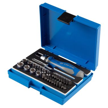 Набор вставок (бит) 1/4", PH, PZ, Hex, Torx, Slotted, 39 предметов KING TONY 2539MRV04 #2