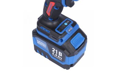 Гайковерт аккумуляторный, 1/2", 21 В, 1500 Нм, 2 аккумулятора 6 A и зарядное устройство, в кейсе NE806K-1/2 #17