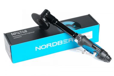 Пневмaтическая отрезная машинка угловая, 75 мм NP4748