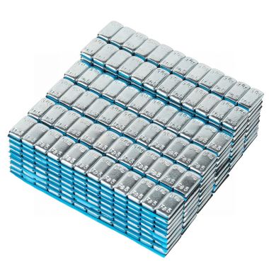 Грузики самоклеящиеся (12х5 г) Fe закругленные L=14 см, 50 лент W5FR3