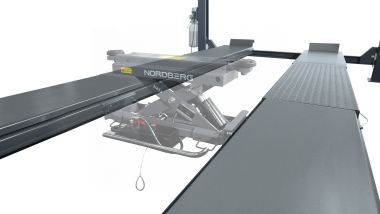 Подъемник четырехстоечный 5 т, без траверсы, для сход-развала, электростопоры 4450J_EG #14