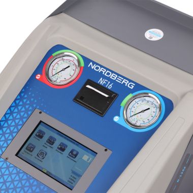 Установка автомат для заправки автомобильных кондиционеров с принтером и тестом утечки NF16 #18