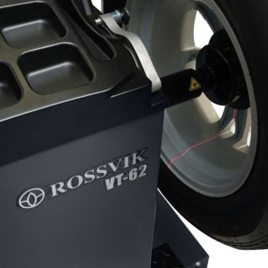 Станок балансировочный ROSSVIK VT-62 NEW (электронная линейка, автостоп, LASER, LED) RAL7016 СЕРЫЙ #4