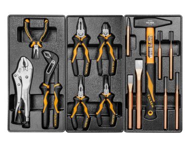 Тележка OPTIMAL 7 выдвижных ящиков с набором инструментов TOLSEN BOXER, 157 предметов NT317 7012/7015+TT85415-157 #6