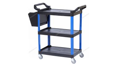 Тележка инструментальная, 3 пластиковые полки, синяя T31B #2