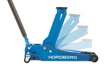 Домкрат подкатной 4 т, низкий подхват N32035 #5