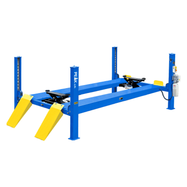 Подъемник автомобильный четырехстоечный PEAK 414E, 6,5 т. с увеличенной длиной платформы для слесарных работ